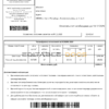 Russia Gazprom utility bill template in Word and PDF format, fully editable