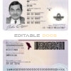 Moldova ID template in PSD format, fully editable, with all fonts