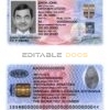 Serbia ID template in PSD format, fully editable, with all fonts