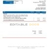 Vietnam Petrovietnam Gas utility bill template in Word and PDF format