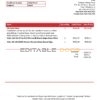 Rwanda Energy Group electricity utility bill template in Word and PDF format