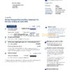United Kingdom Standard Life utility bill template in Word and PDF format, 7 pages