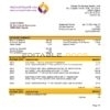 Algeria Banque de Developpement Local (BDL) bank account statement template in Word and PDF format