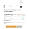 Australia Macquire Bank statement easy to fill template in Excel and PDF format