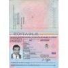 Authentic Croatia PSD Passport Template