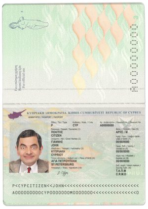 Cyprus Editable Templates 9 Authentic Cyprus PSD Passport Template