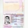 Authentic Czech PSD Passport Template