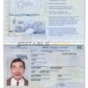 Authentic Estonia PSD Passport Template