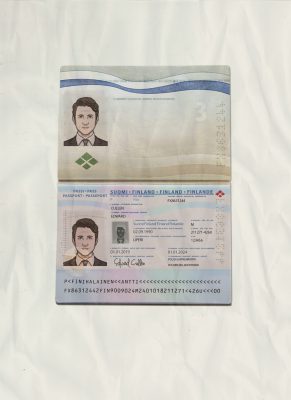 Authentic Finland PSD Passport Template