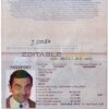 Authentic Greece PSD Passport Template