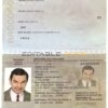 Authentic Italy PSD Passport Template