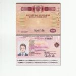Authentic Russia Travel PSD Passport Template