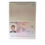Authentic Singapore PSD Passport Template (2006-2017)