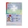 Authentic Switzerland PSD Passport Template