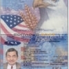 Authentic USA PSD Passport Template