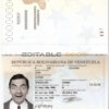 Authentic Venezuela PSD Passport Template