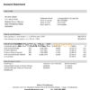 Bahamas Bank of The Bahamas proof of address bank statement template in Word and PDF format