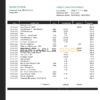 Bangladesh Agrani Bank statement template in Word and PDF format