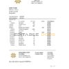 Bangladesh Sonali Bank proof of address statement template in Word and PDF format (.doc and .pdf)