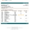Indonesia Bank Negara Indonesia (BNI) proof of address bank statement in Word and PDF format