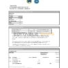 Barbados Caribbean Development bank statement easy to fill template in .xls and .pdf file format