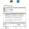 Barbados Caribbean Development Bank statement template in Word and PDF format