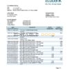 Benin Ecobank proof of address bank statement template in Word and PDF format
