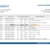 Egypt Blom Bank of Egypt proof of address statement template in Word and PDF format (.doc and .pdf)