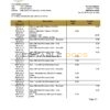 Bolivia Banco Central de Bolivia bank statement easy to fill template in .xls and .pdf file format
