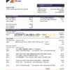 Botswana Savings Bank statement template in Word and PDF format