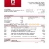 Brunei CIMB proof of addres statement template in Word and PDF format