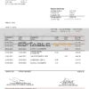 Brunei HSBC proof of addres statement template in Word and PDF format