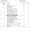Burkina Faso Bank of Africa bank statement template in Word and PDF format