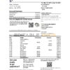 Canada CrawfordTech bank statement easy to fill template in Excel and PDF format