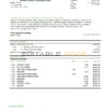 Canada TD Bank proof of address statement template in Word and PDF format (.doc and .pdf)