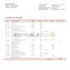 Cote d’Ivoire Attijariwafa bank statement template in Word and PDF format