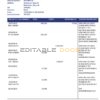 Burundi Credit Bank of Bujumbura bank statement template in .xls and .pdf file format