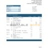 Czech HSBC bank statement easy to fill template in Excel and PDF format
