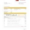 Dominica CIBC First Caribbean International Bank statement easy to fill template in .xls and .pdf file format