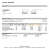 Ecuador Central Bank of Ecuador proof of address bank statement template in Word and PDF format