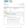 Egypt Al Ahli Bank of Kuwait bank statement easy to fill template in Excel and PDF format
