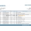 Egypt Blom Bank of Egypt bank statement easy to fill template in Excel and PDF format