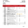 Equatorial Guinea CCEI Bank Benin bank statement easy to fill template in .xls and .pdf file format