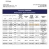 Ethiopia Awash proof of address bank statement template in Word and PDF format