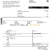 Finland Klarna Bank statement template in Word and PDF format, in Finnish language