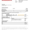 Germany Dekabank bank statement template in Word and PDF format