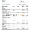 Guinea Fibank proof of address bank statement template in Word and PDF format