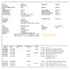 India Finacle bank statement easy to fill template in Word and PDF format