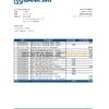 Indonesia Bank Rakyat Indonesia (BRI) bank statement template in .xls and .pdf file format