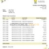Iraq Kurdistan International Bank proof of address statement template in Excel and PDF format
